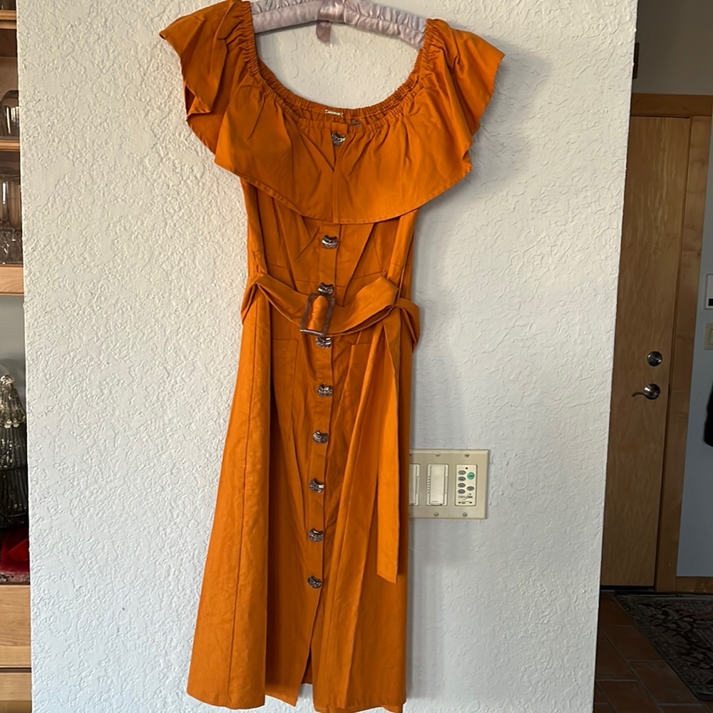 Mustard dress
